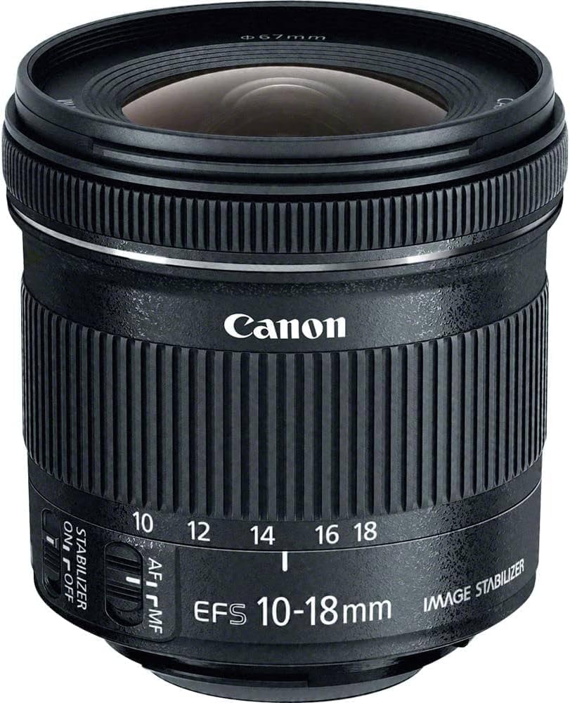 Amazon.com : Canon EF-S 10-18mm f/4.5-5.6 is STM Lens